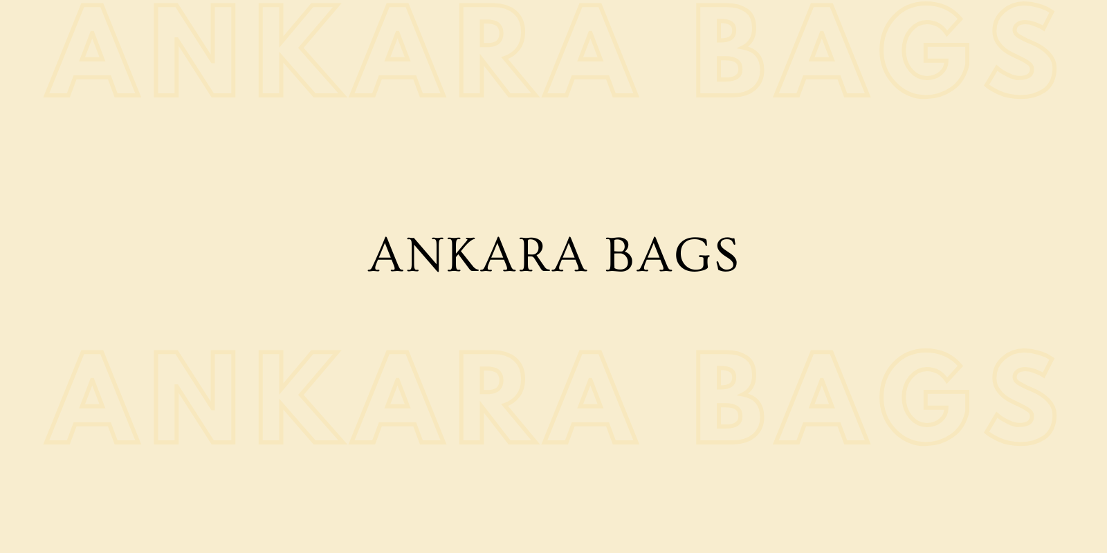 Ankara Bags