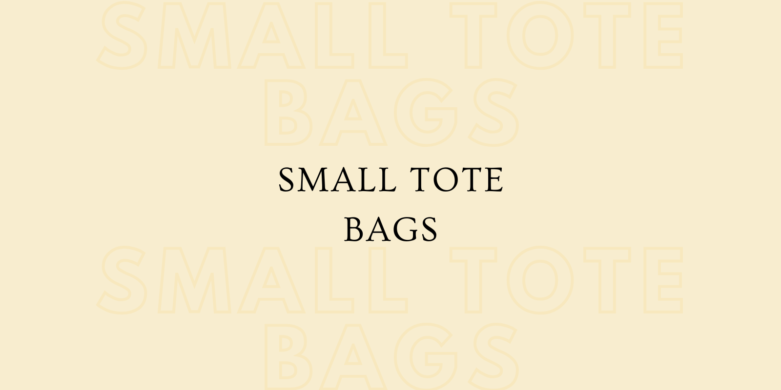 Small Tote Bags