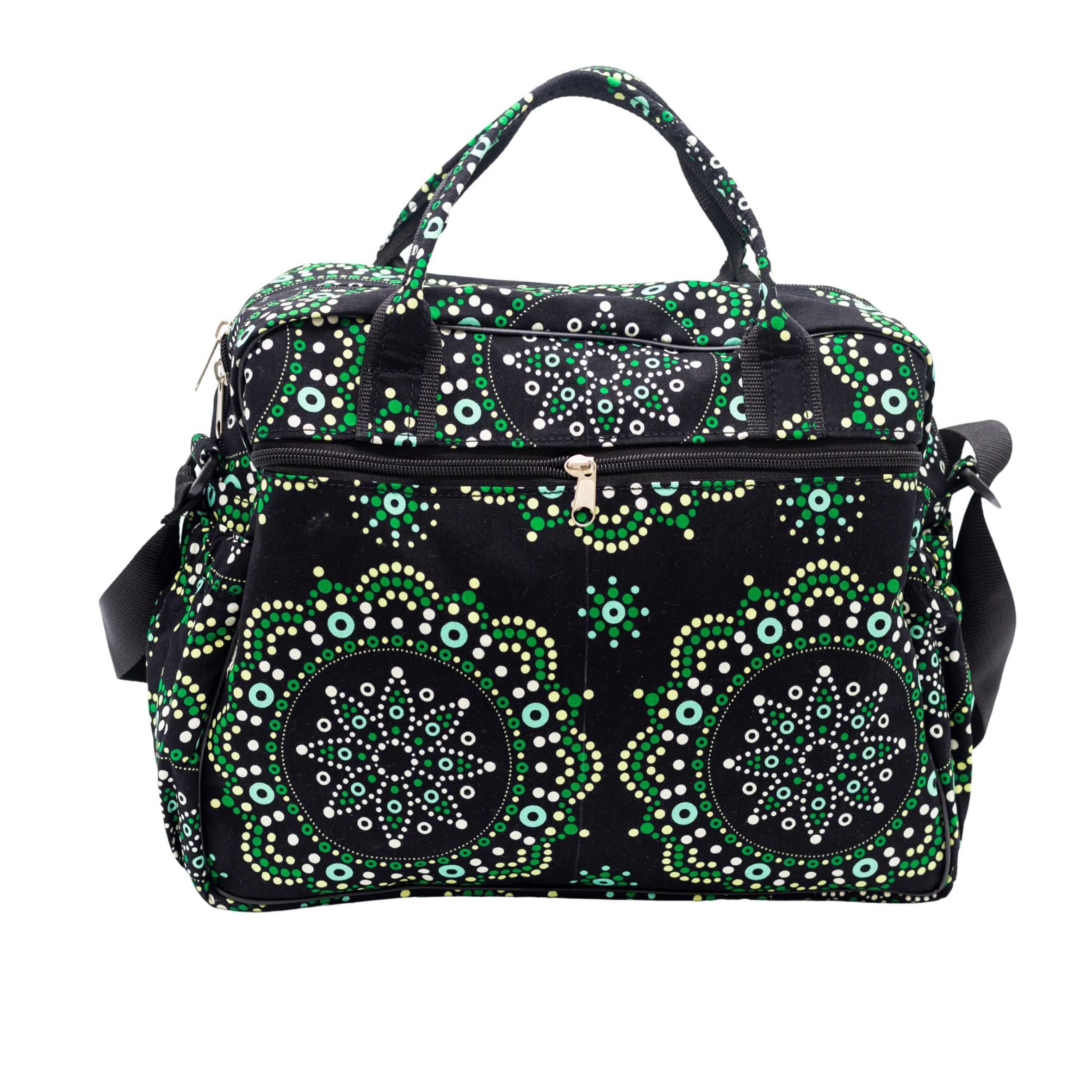 Asha Ankara Diaper Bag - African Print Baby Bag for Parents