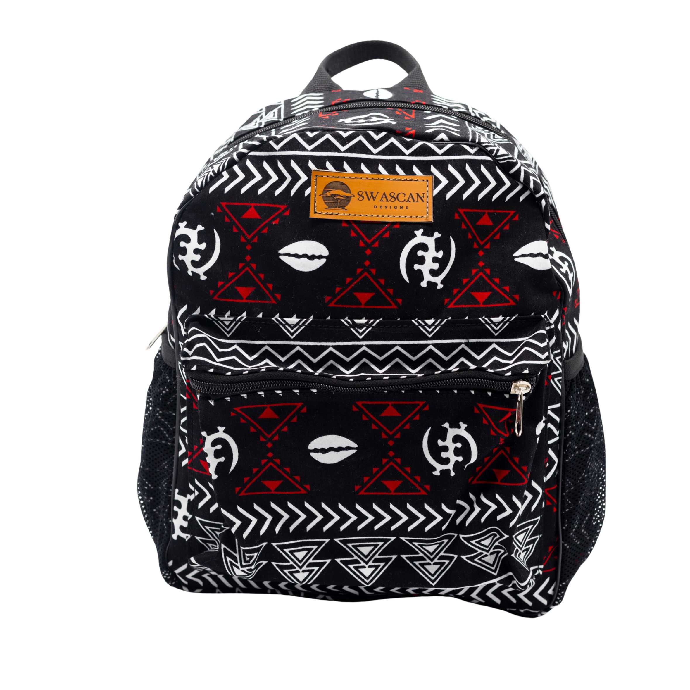 Atieno Kids Backpack Set - Tribal Print School Bag & Pencil Case