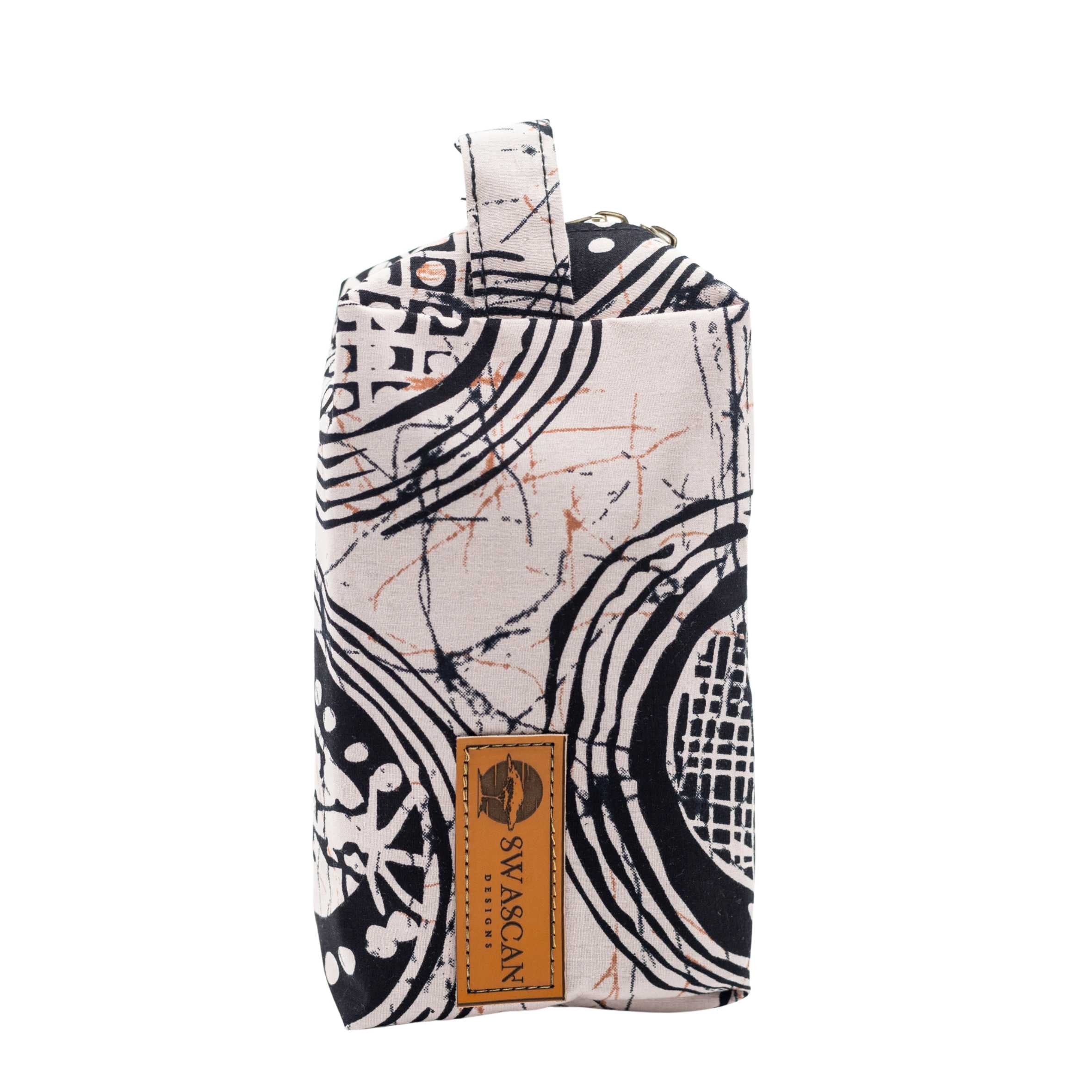 Binti Ankara Laptop Bag Set - Batik Print Work Bag & Washbag