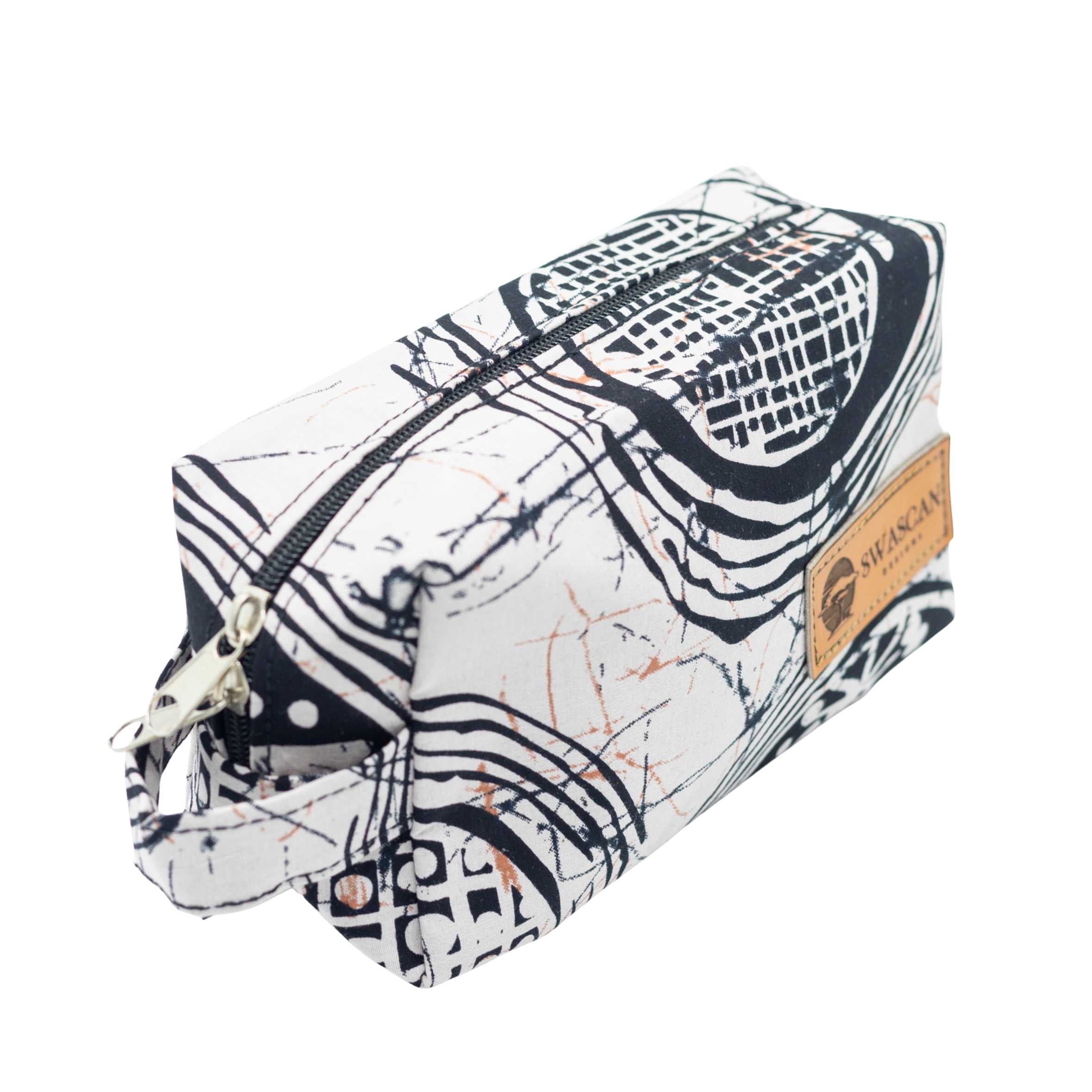 Binti Ankara Laptop Bag Set - Batik Print Work Bag & Washbag