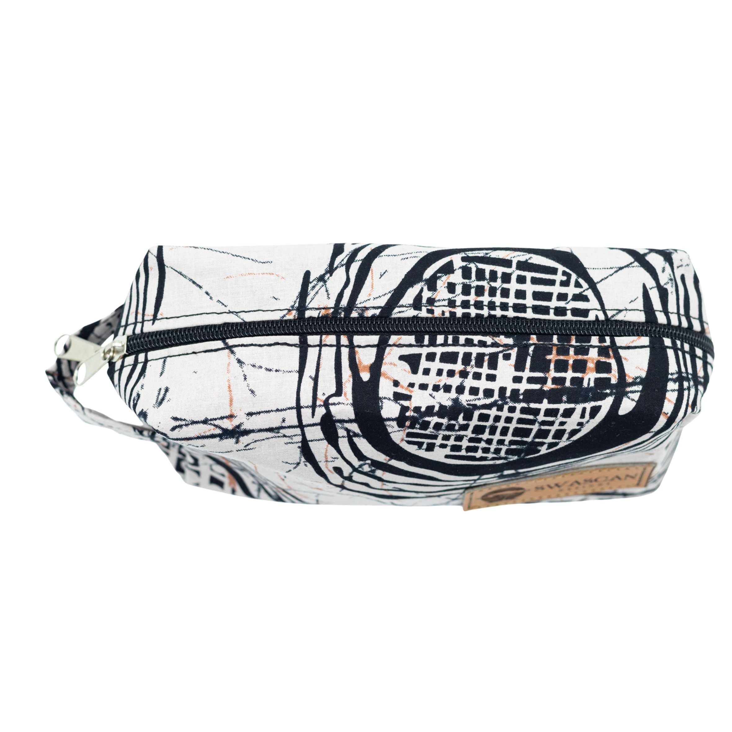 Binti Ankara Laptop Bag Set - Batik Print Work Bag & Washbag