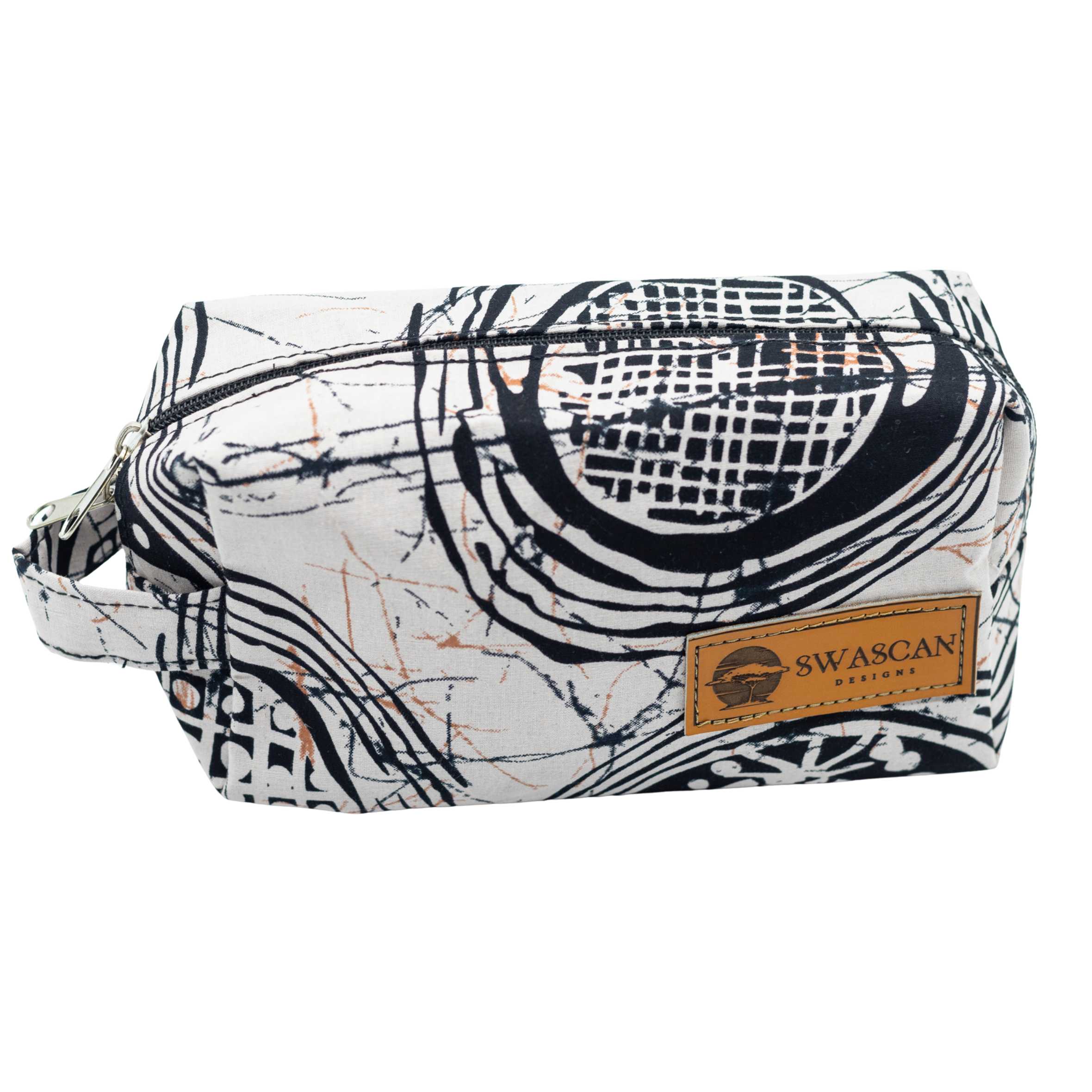 Binti Ankara Laptop Bag Set - Batik Print Work Bag & Washbag