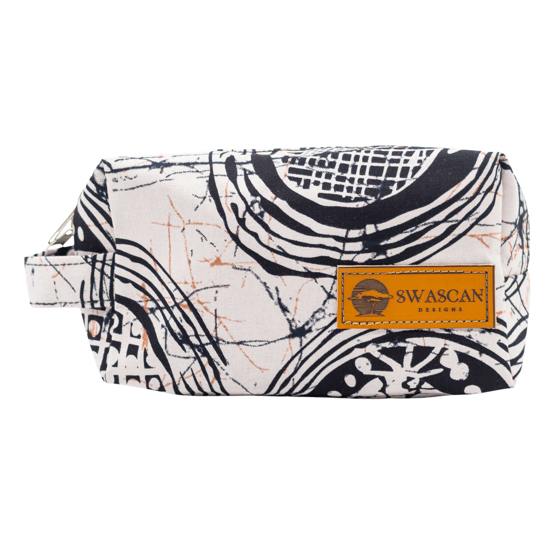 Binti Ankara Laptop Bag Set - Batik Print Work Bag & Washbag