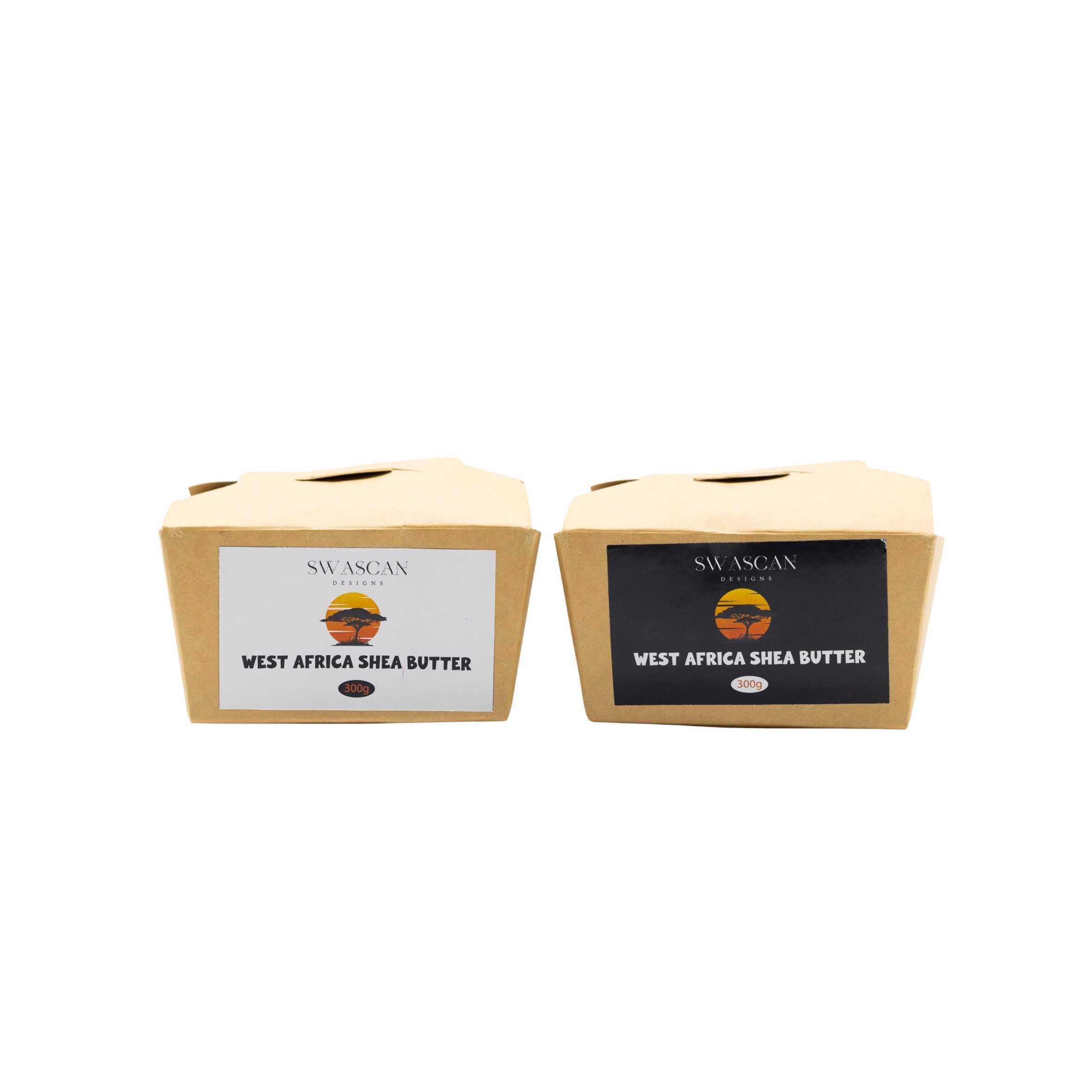 West Africa Shea Butter - 2 Jar Set | 300g of Pure Skin & Hair Nourishment