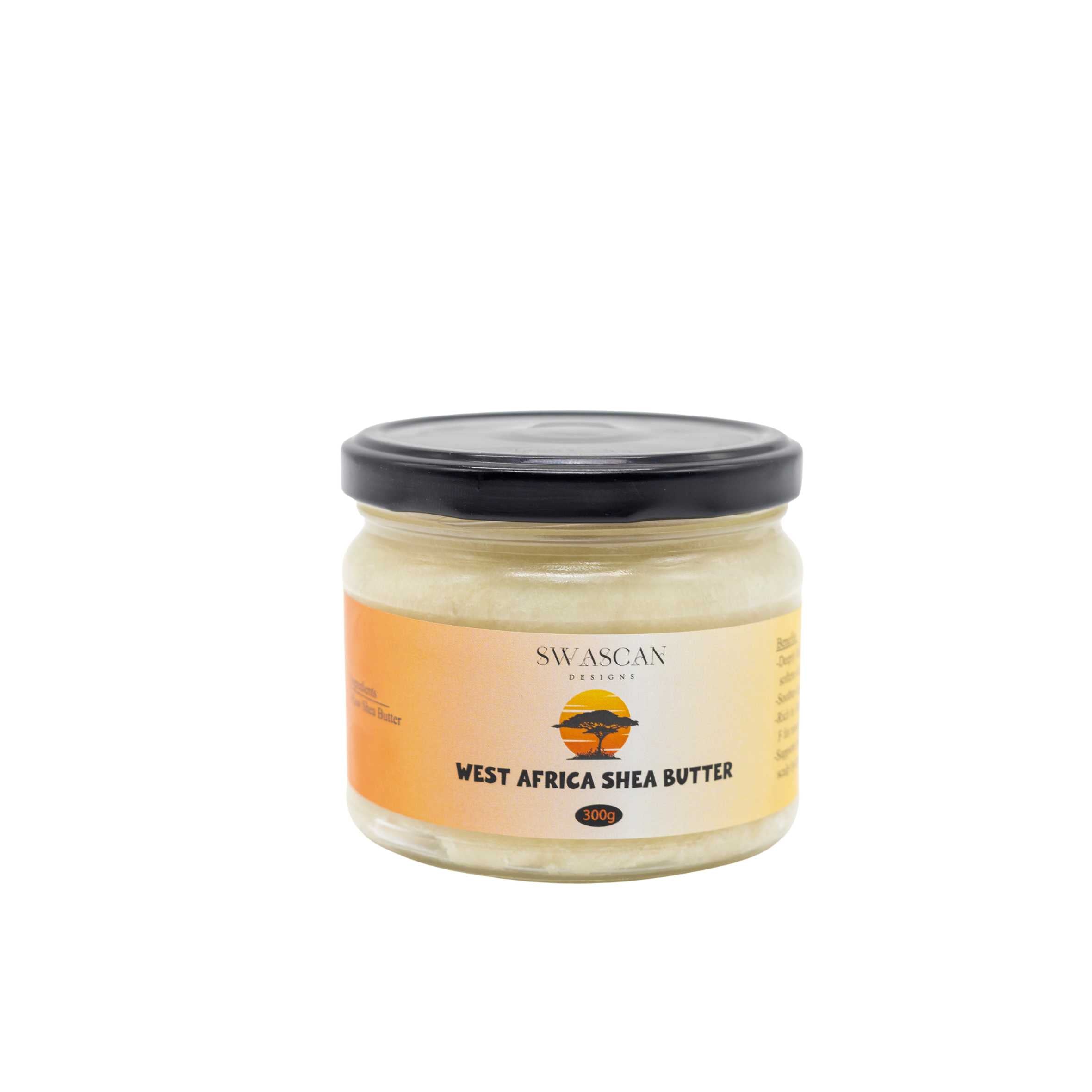 West Africa Shea Butter - 2 Jar Set | 300g of Pure Skin & Hair Nourishment