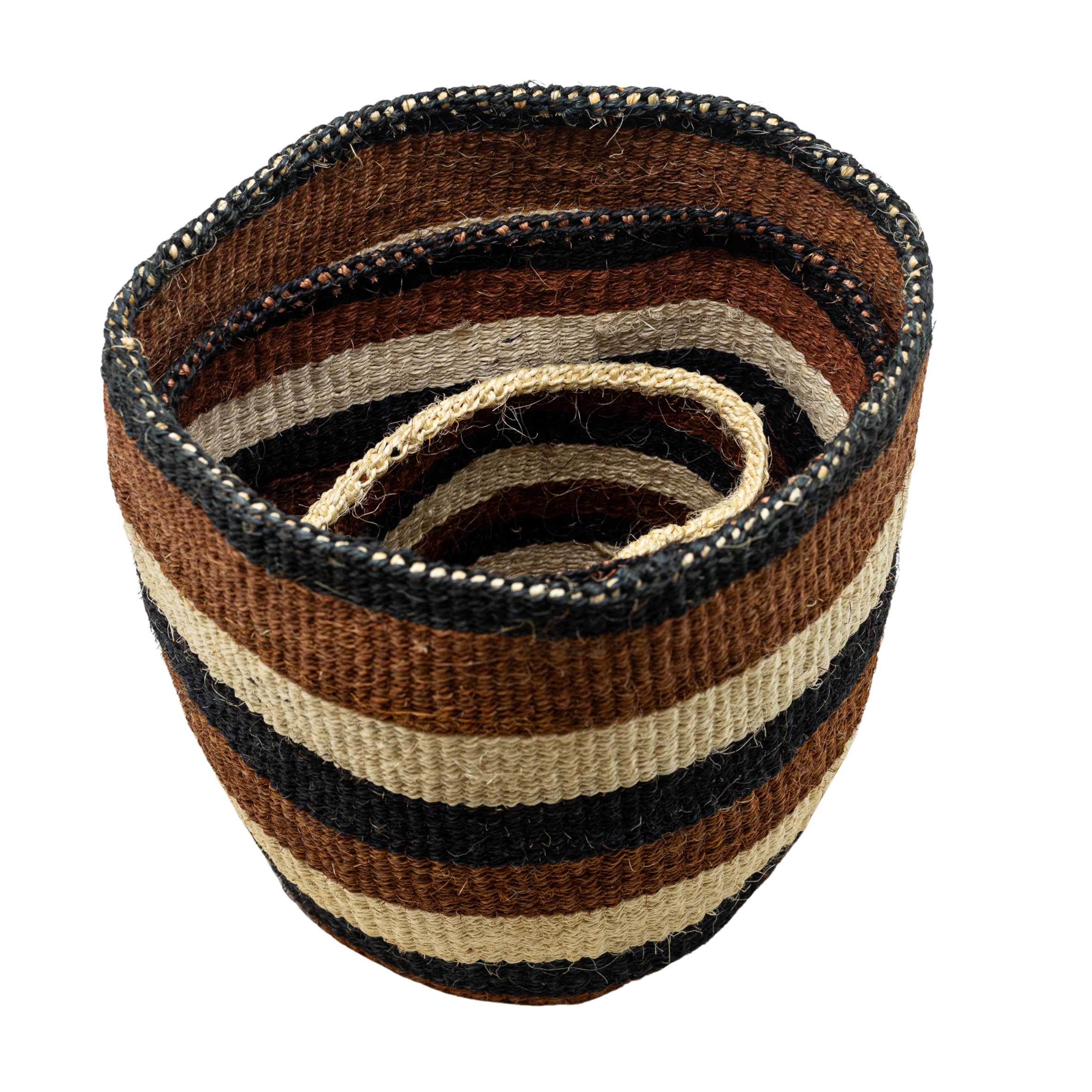 Sisal Planter Baskets - 3 Piece Handwoven Plant Pot Set