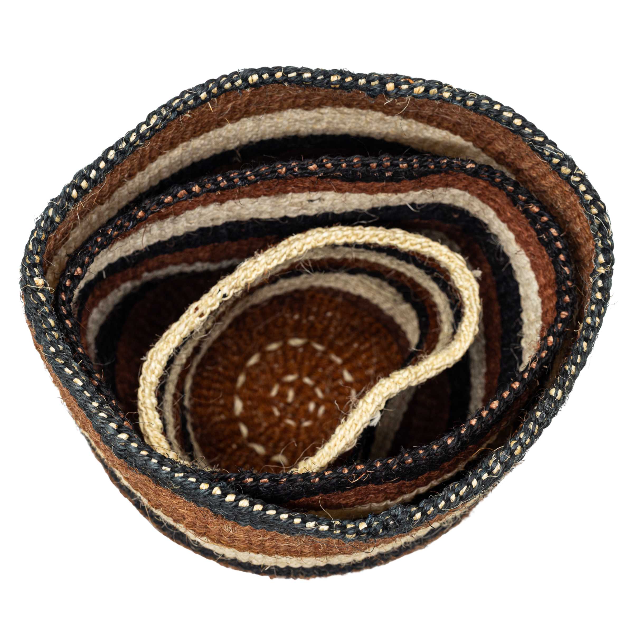 Sisal Planter Set (3pc) | Earthy Texture, Handwoven Beauty