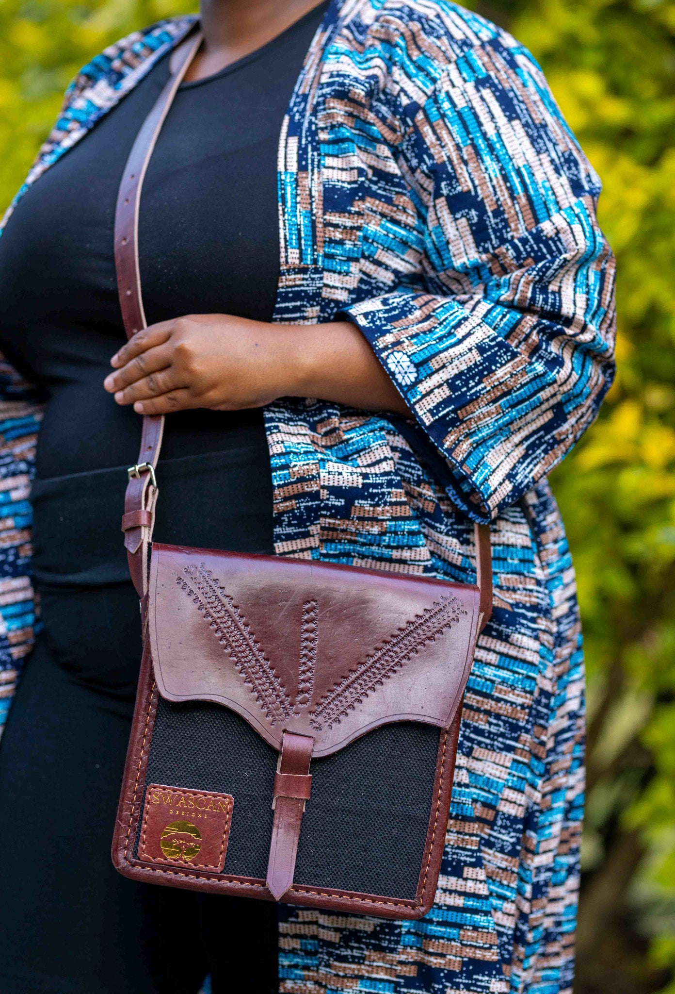 SwaScan Dime | Un sac bandoulière tissé à la main avec cœur et héritage