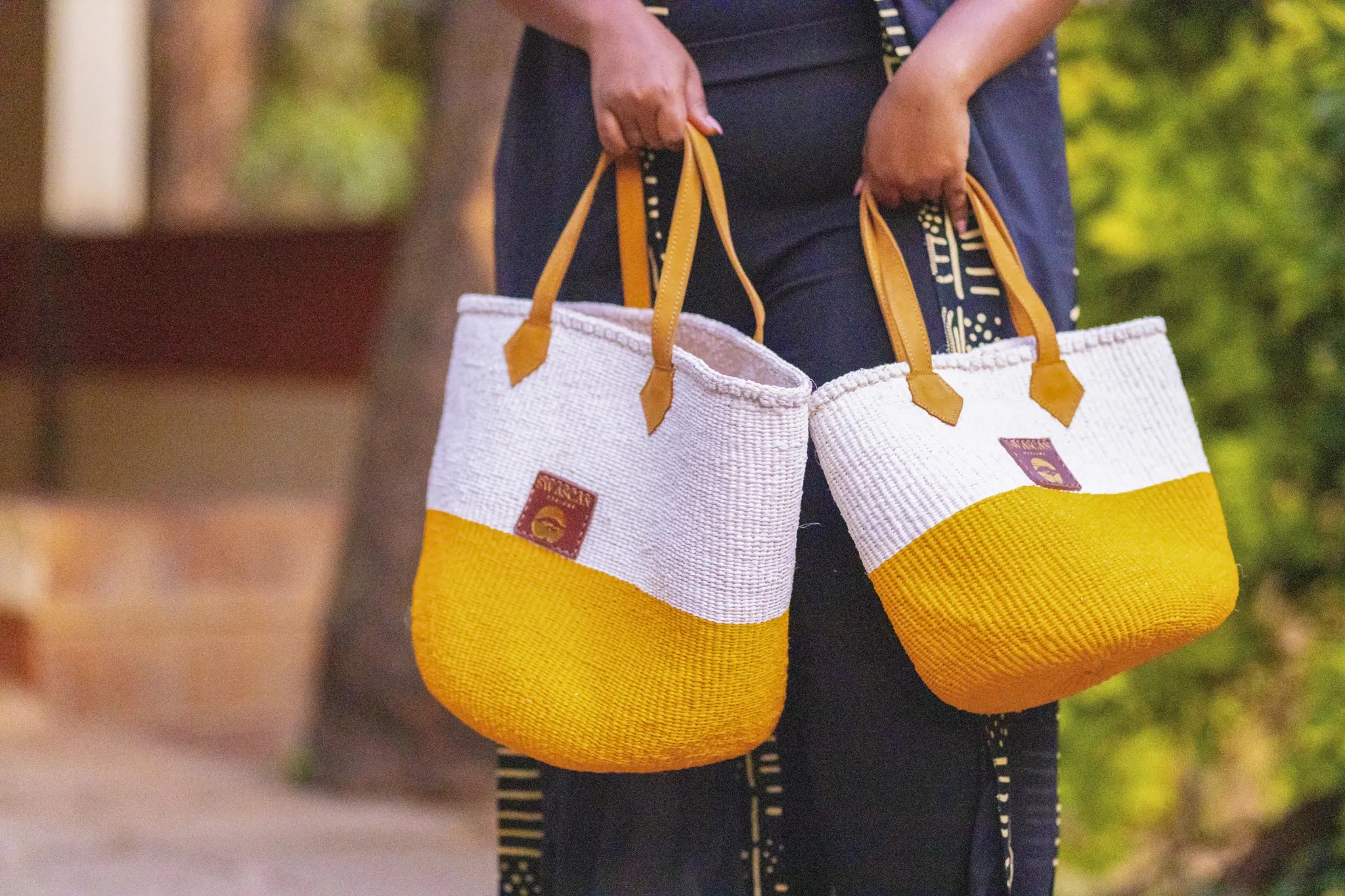 Dar es Salaam Handwoven Bag | Beautifully Handmade, Sleek Storage